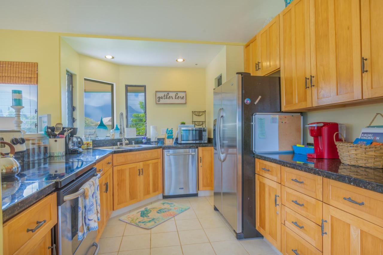Hanalei Bay Villa Cottage 2Br 2Ba With Mountain Views Hbv24 พรินซ์วิลล์ ภายนอก รูปภาพ